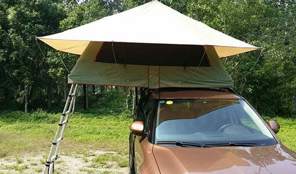 طبقة مزدوجة شاحنة أعلى خيمة العربة ، أضعاف خارج سقف أعلى 4X4 خيمة أجزاء السيارات