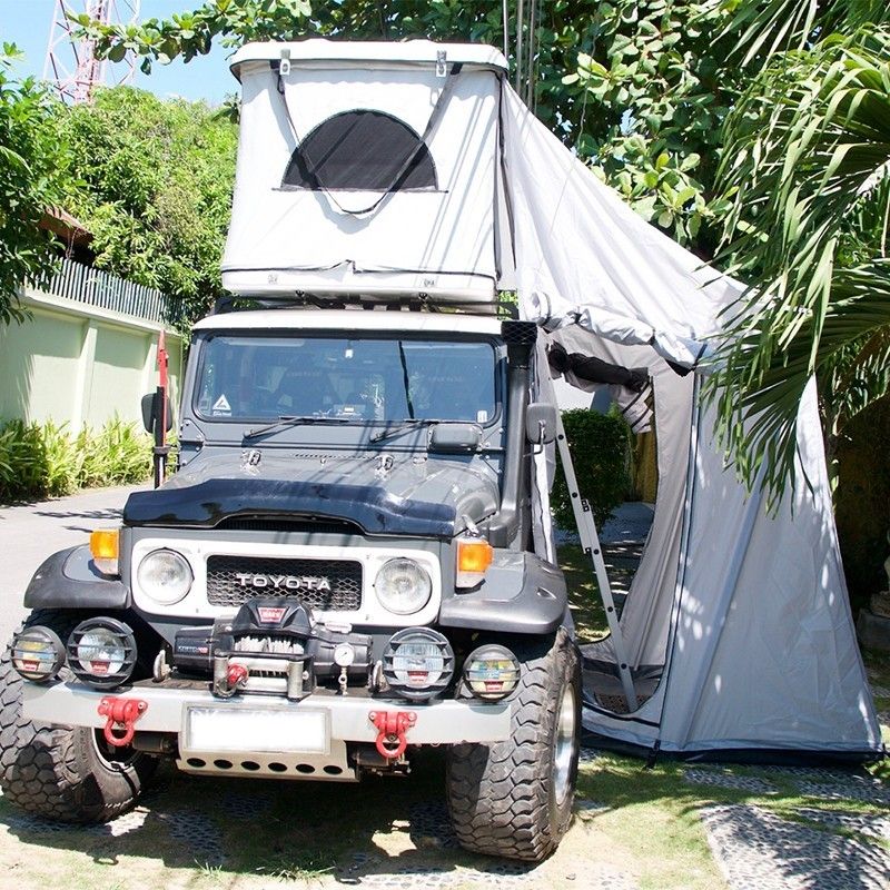 Tear Resistant سيارة أعلى خيمة شل الثابت مع المقص - تصميم البناء