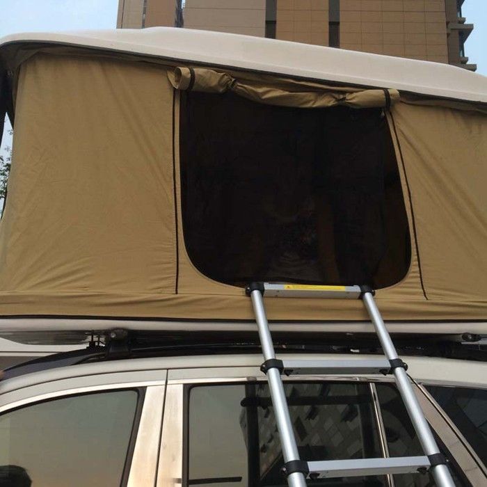 العرف 4X4 الفيبرجلاس سيارة سقف أعلى خيمة طبقة واحدة ، مستطيل على شكل