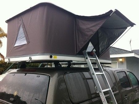 طبقة مزدوجة التلقائية الصلب الأعلى سيارة خيمة ، 3 شخص سقف أعلى خيمة مخصص مطبوعة