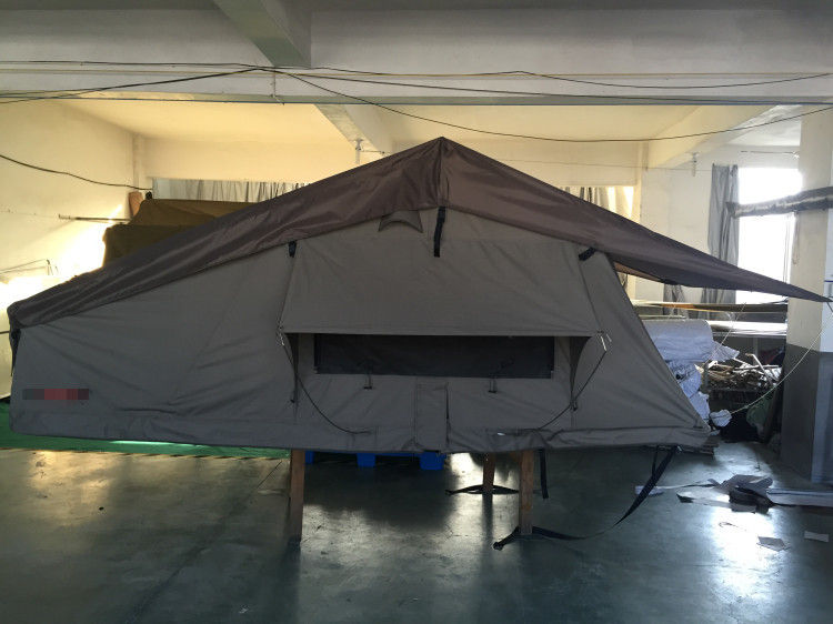 قماش Off Road 4 × 4 سقف أعلى خيمة طبقة واحدة TL19 للتخييم في الهواء الطلق