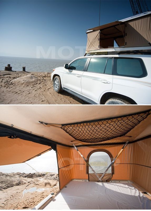 مكافحة المياه هارد شل سقف أعلى خيمة تصميم الضغط الهيدروليكي مع نافذة كبيرة